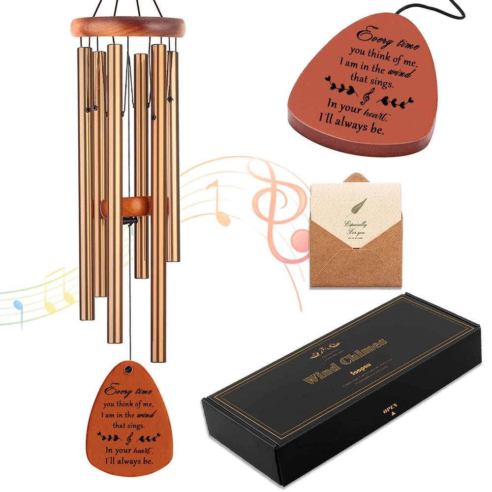 Soopau Memorial Gifts, Sympathy Wind Chimes Memorial Wind Chimes for Loss of Loved One Prime, Sympathy Gift, Bereavement/Remembr