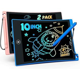 TEKFUN Kids Toys, Pack LCD Writing Tablet with Anti-Lost Stylus