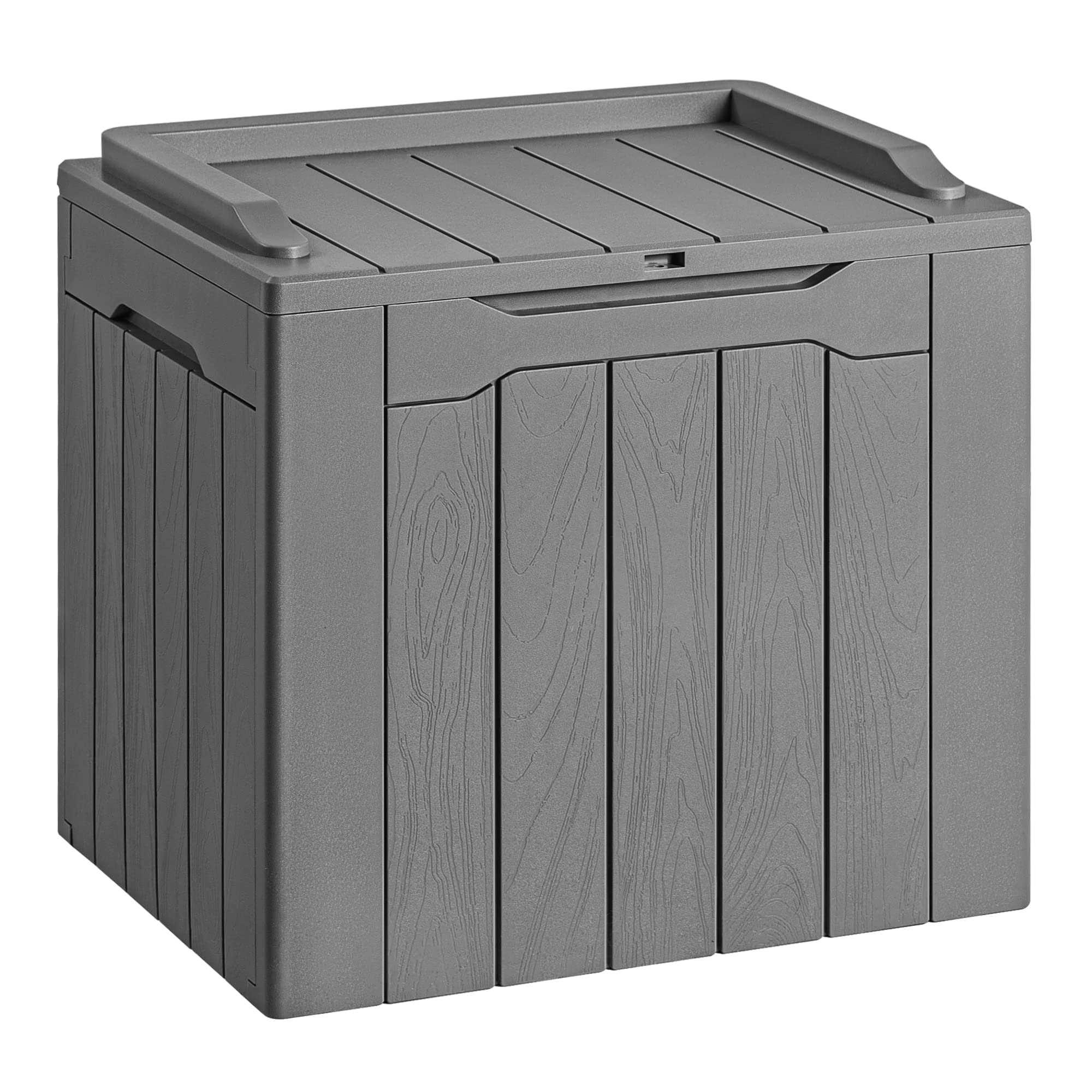 75 Gallon Outdoo Deck Box, Watepoof Patio Stoage, Esin