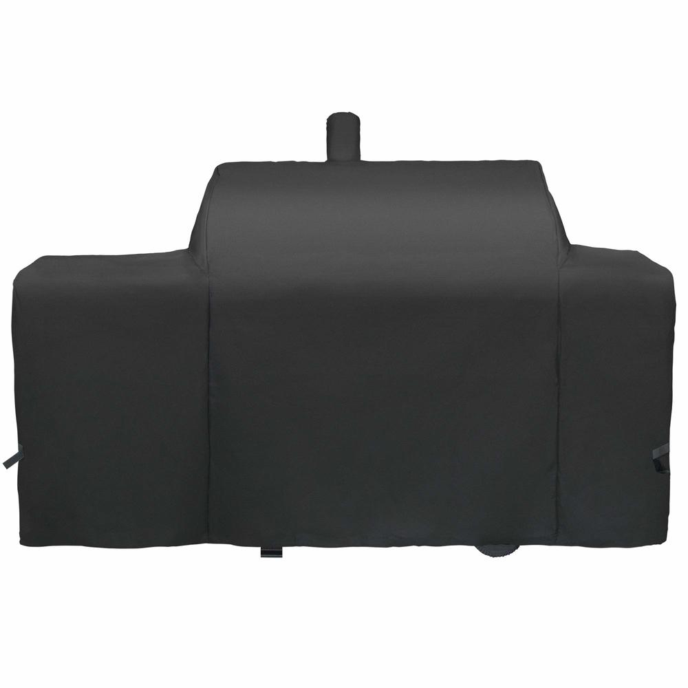 i COVER Grill Cover for Oklahoma Joe's Longhorn Combo Charcoal Gas Smoker & Grill Cover Heavy Duty Waterproof Patio Outdoor Canv