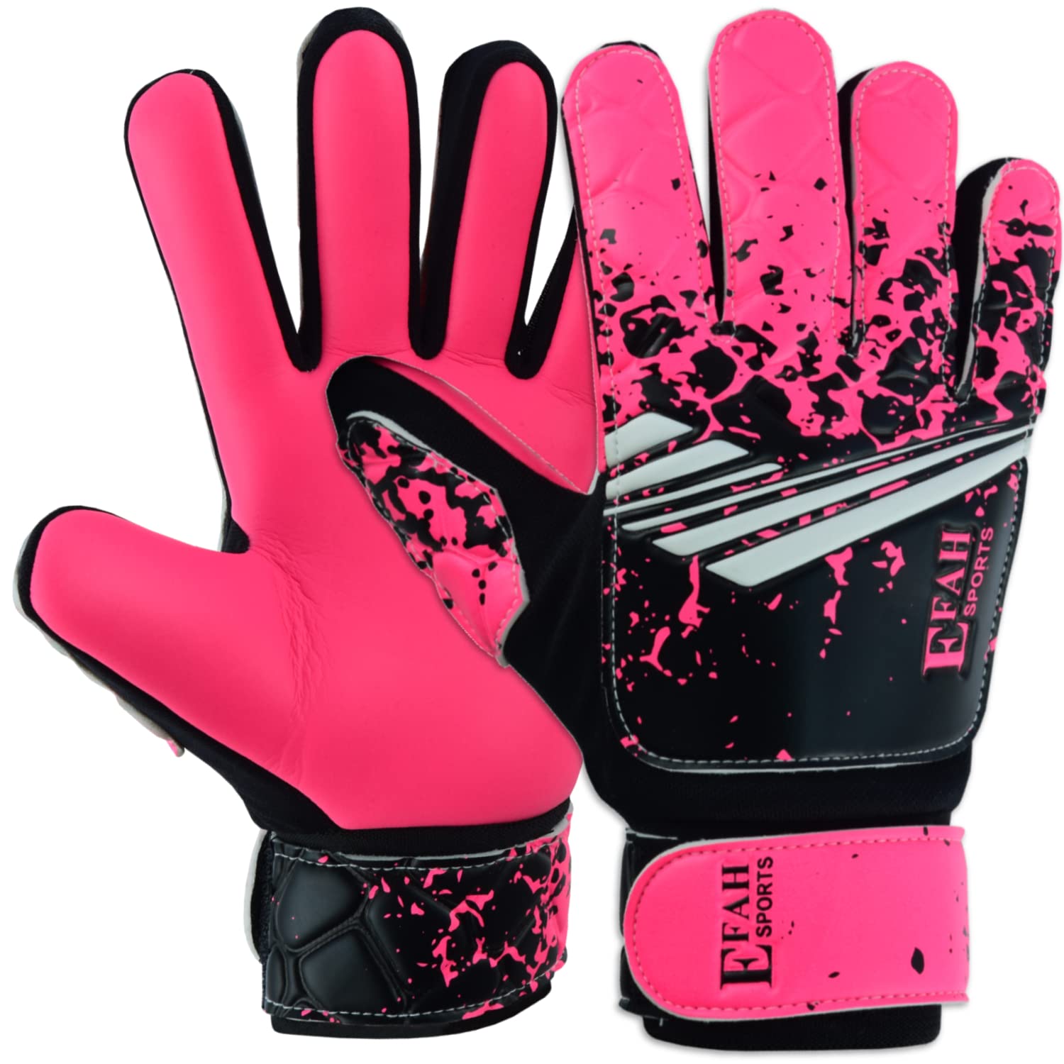 EFAH SPORTS Soccer Goalkeeper Gloves for Kids Boys Children Youth