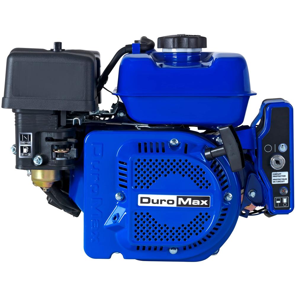 DuroMax XP7HPE 208cc Electric Start Gas Powered, 50 State Approved, Multi-Use Engine Blue
