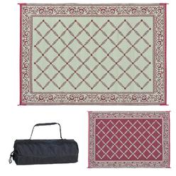 Stylish Camping 116095 6-feet by 9-feet Reversible Mat, Plastic Straw Rug, Large Floor Mat for Outdoors, RV, Patio, Backyard, Pi