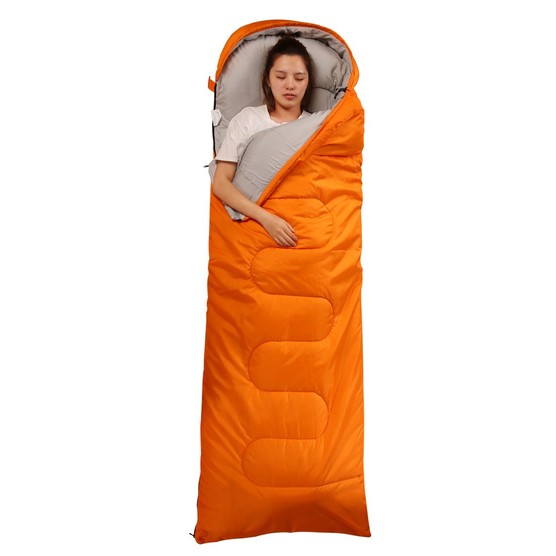 FARLAND Mummy Sleeping Bags 20℉ for Adults Teens Kids with Compression Sack Portable and Lightweight for 3-4 Season Camping, Hik