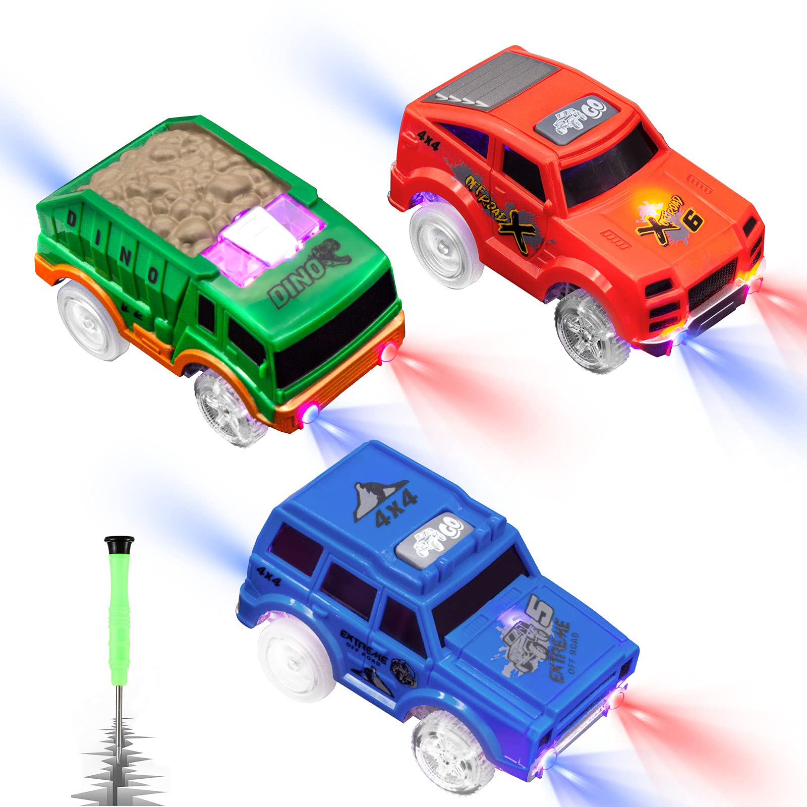 Save Unicorn Tracks Cars Replacement only, Toy Cars for Magic