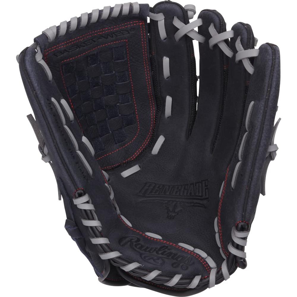 Rawlings | Renegade Glove Series | Baseball/Slowpitch Softball | Multiple Styles, 13 inch, Basket Web