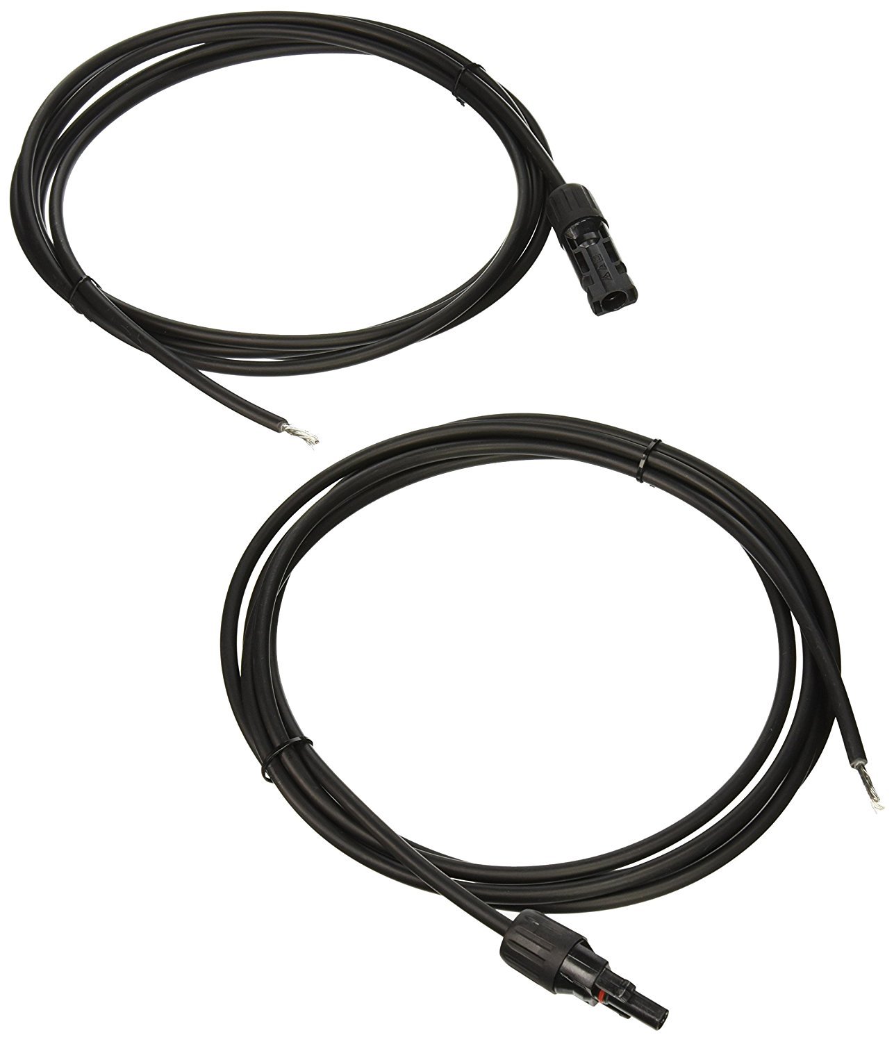 Renogy RNG-AK-10FT-12 Adaptor kit 10ft. 12 AWG Solar Cable PV with Female and Male, Black