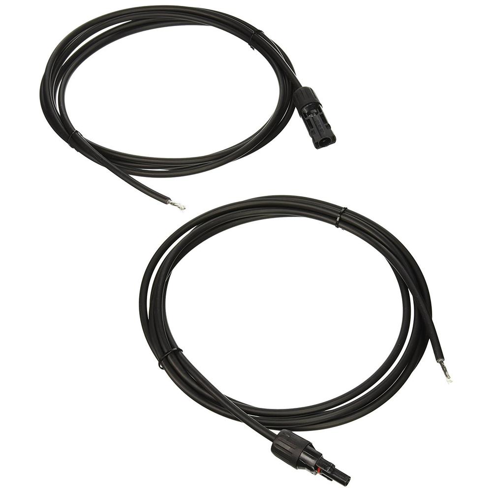 Renogy RNG-AK-10FT-12 Adaptor kit 10ft. 12 AWG Solar Cable PV with Female and Male, Black