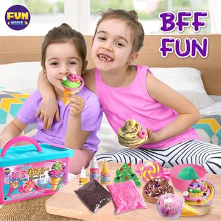 Fun Kidz Gift Butter Slime Kit for Girls 10-12, FunKidz Ice Cream
