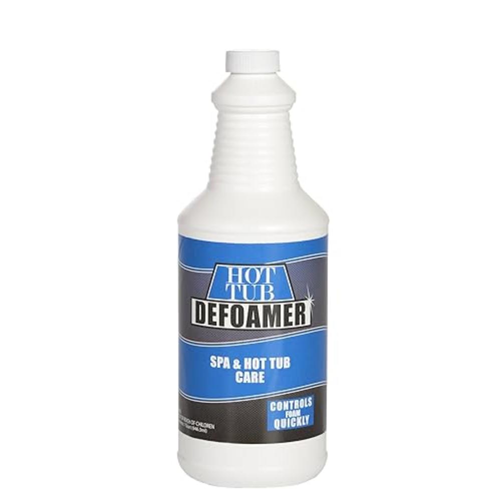 Bluewater Chemgroup Spa & Hot Tub Defoamer - Quart - Quickly Removes Foam Without The Use of Harsh Chemicals, Eco-Friendly Safe Silicone Emulsion Fo