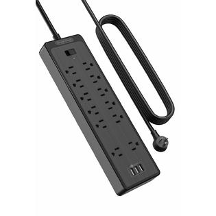 Power Strip Tower Surge Protector with 16 Outlets and 5 USB Ports (2 USB-C), 15FT Power Strip Tower Surge Protector with 16 Outlets and 5 USB Ports (2 USB-C), 15FT