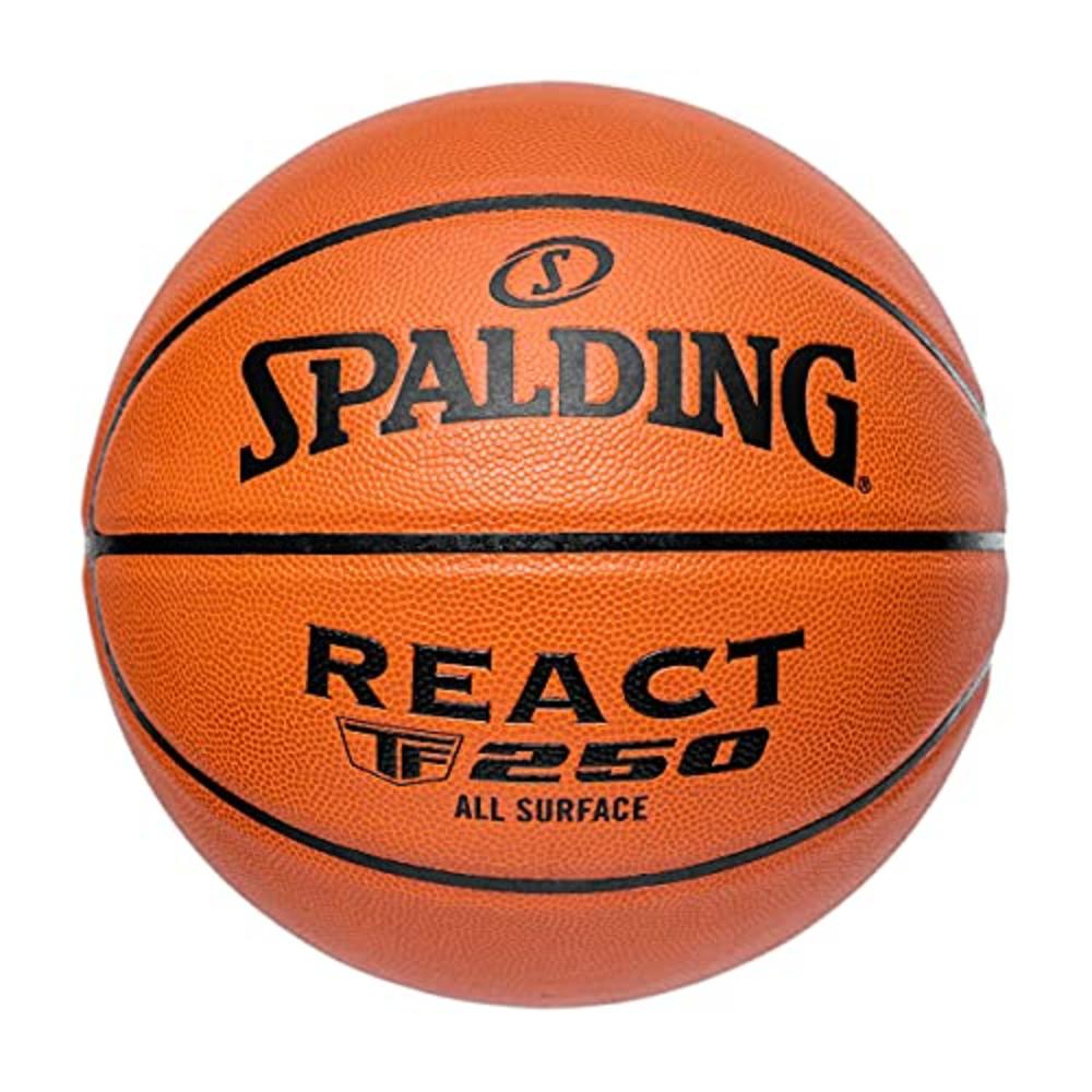 Spalding React TF-250 Indoor-Outdoor Basketball 28.5"