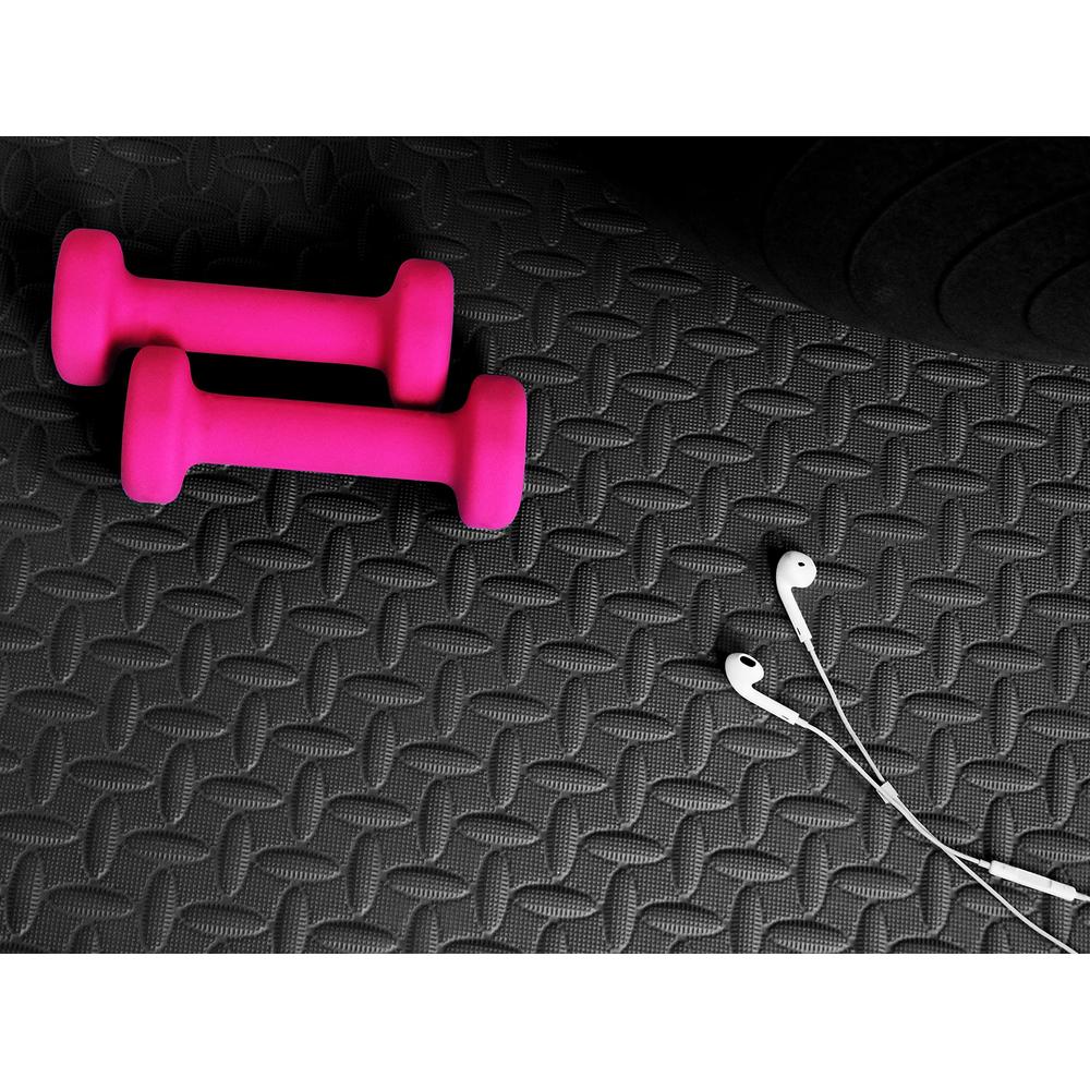 BalanceFrom Puzzle Exercise Mat with EVA Foam Interlocking Tiles for MMA, Exercise, Gymnastics and Home Gym Protective Flooring,