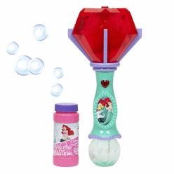 Little Kids Disney Little Mermaid Lights and Sound Musical Bubble Wand, Bubble Solution Included, Multi