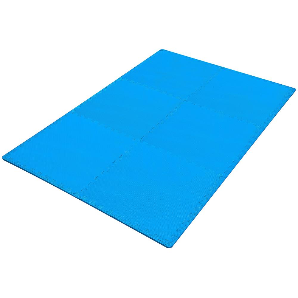 BalanceFrom Puzzle Exercise Mat with EVA Foam Interlocking Tiles for MMA, Exercise, gymnastics and Home gym Protective Flooring,
