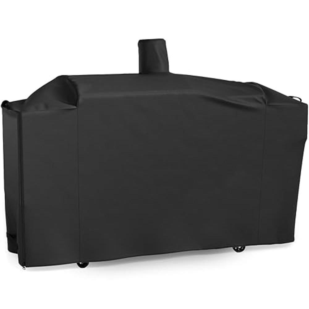 NUPICK Grill Cover for Pit Boss KC Combo Platinum Series Grill, Heavy Duty and Waterproof Cover with Zipper Design, All Weather 