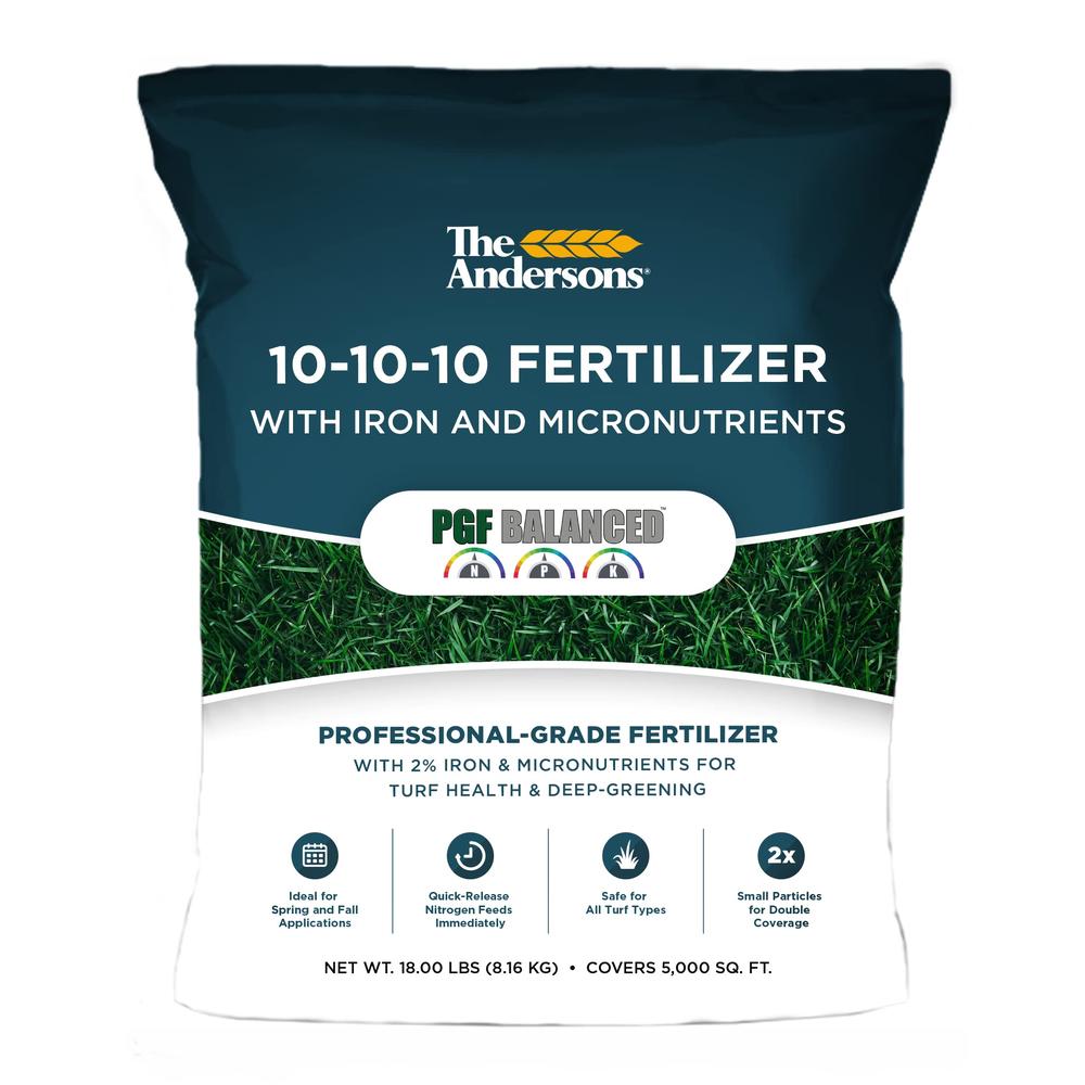 The Andersons PGF Balanced 10-10-10 Fertilizer with Micronutrients and 2% Iron (5,000 sq ft)