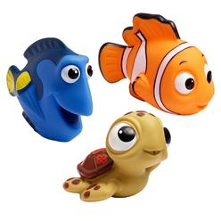 The First Years Disney Finding Nemo Bath Toys - Dory, Nemo, and Squirt - Squirting Kids Bath Toys for Sensory Play - 3 Count