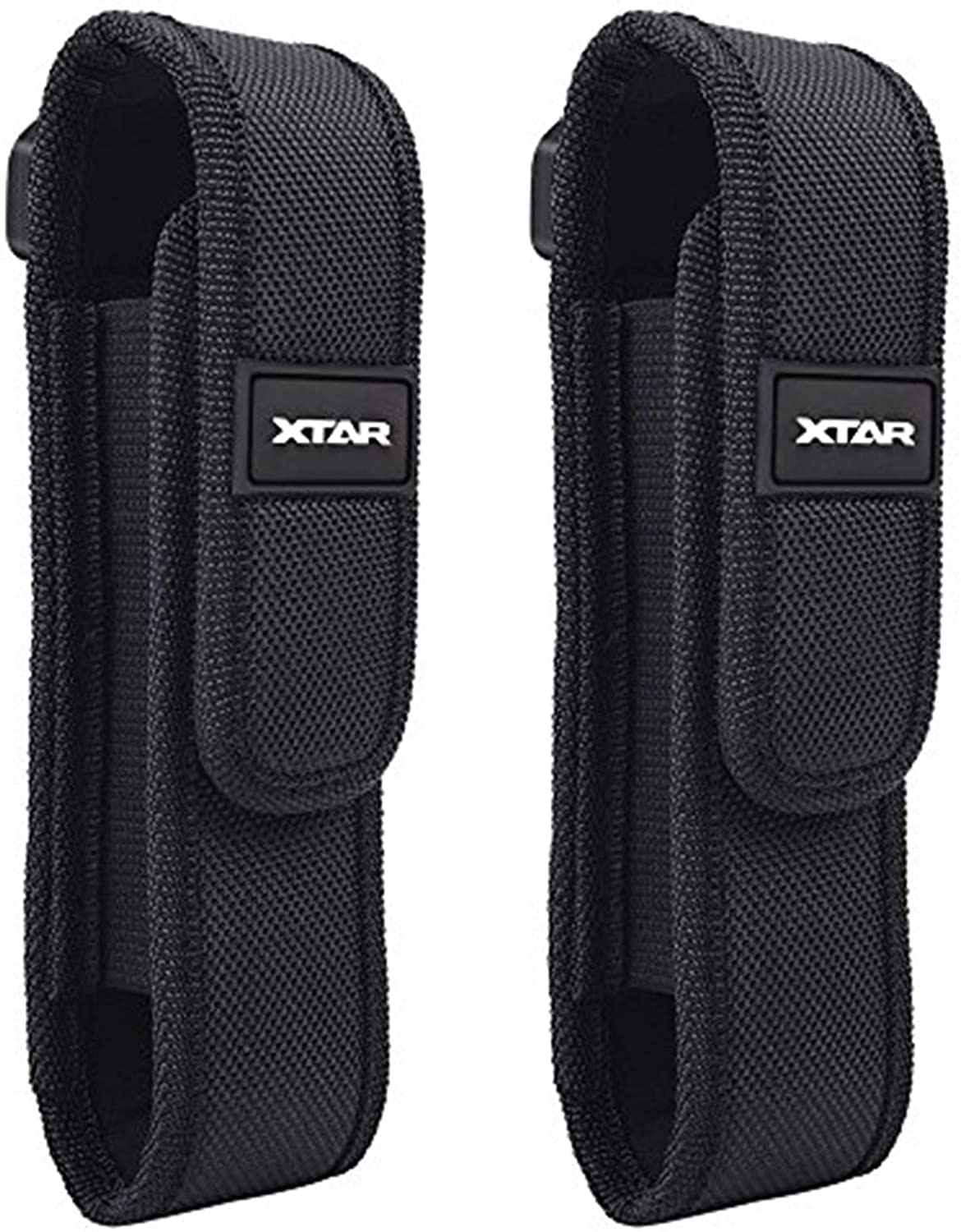 Xtar 2-Pack Flashlight Pouch Holster Holder for 5"-6.5" Flash Light Compatible with Fenix UC30 UC35 E35 Surefire G2X 6P 6PX E2L 501B 