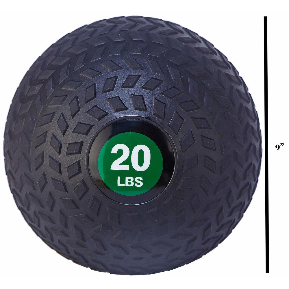 BalanceFrom Workout Exercise Fitness Weighted Slam Ball, 20 lbs