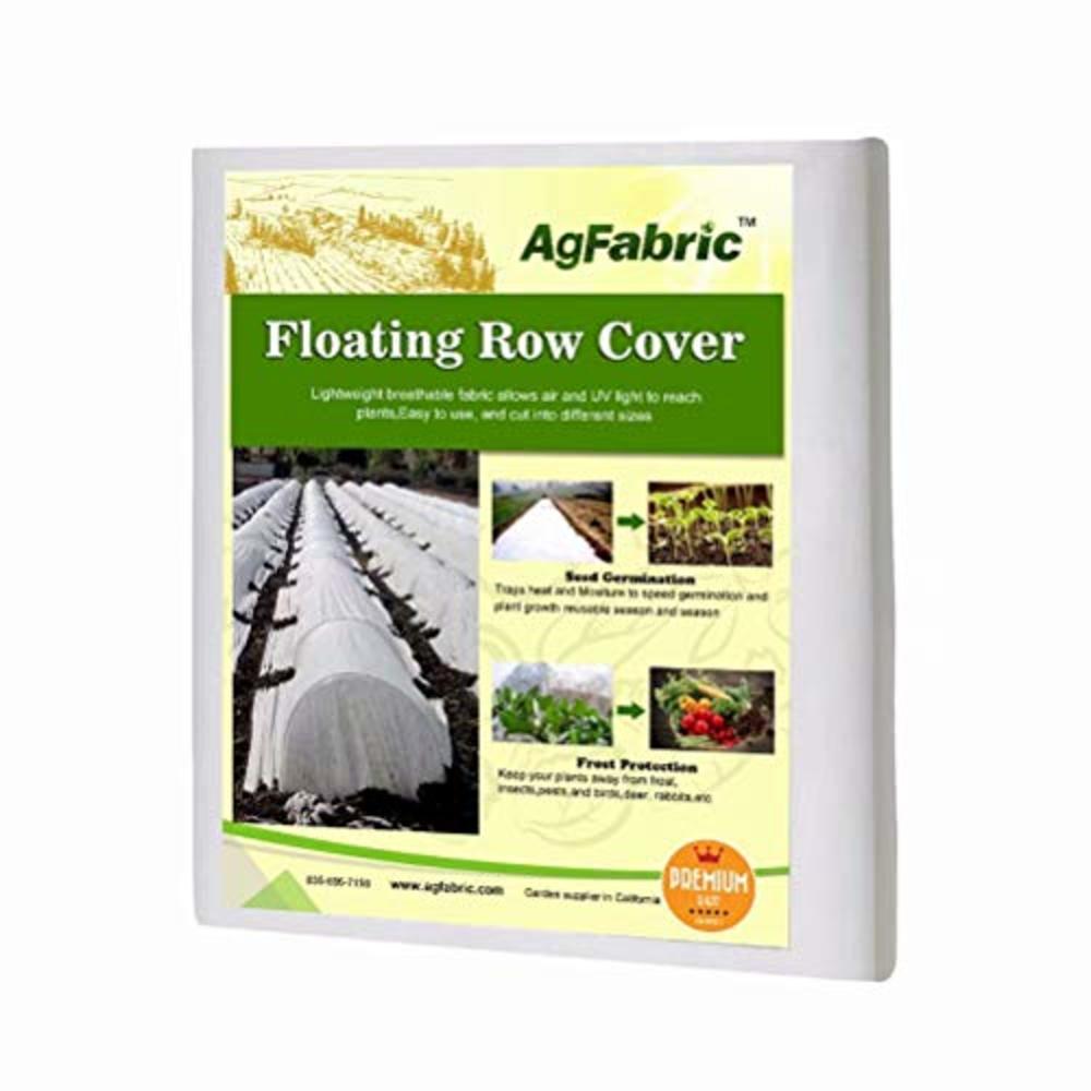 Agfabric Plant Covers Freeze Protection 10'x25' 1.2oz Floating Row Cover Garden Plant Cover Freeze Cloths for Plants Winter Fros