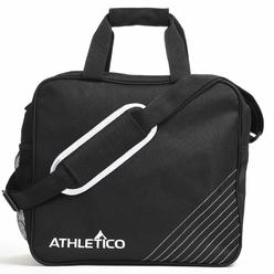 Athletico Essential Bowling Bag - Single Ball Bowling Tote Bag With Padded Bowling Ball Holder (Black)