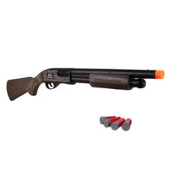 NKOK Realtree Pump Action Toy Shotgun 25027, Wood Grain and Black Design Give The Toy Shotgun a Quality Look, Allows for Pretend