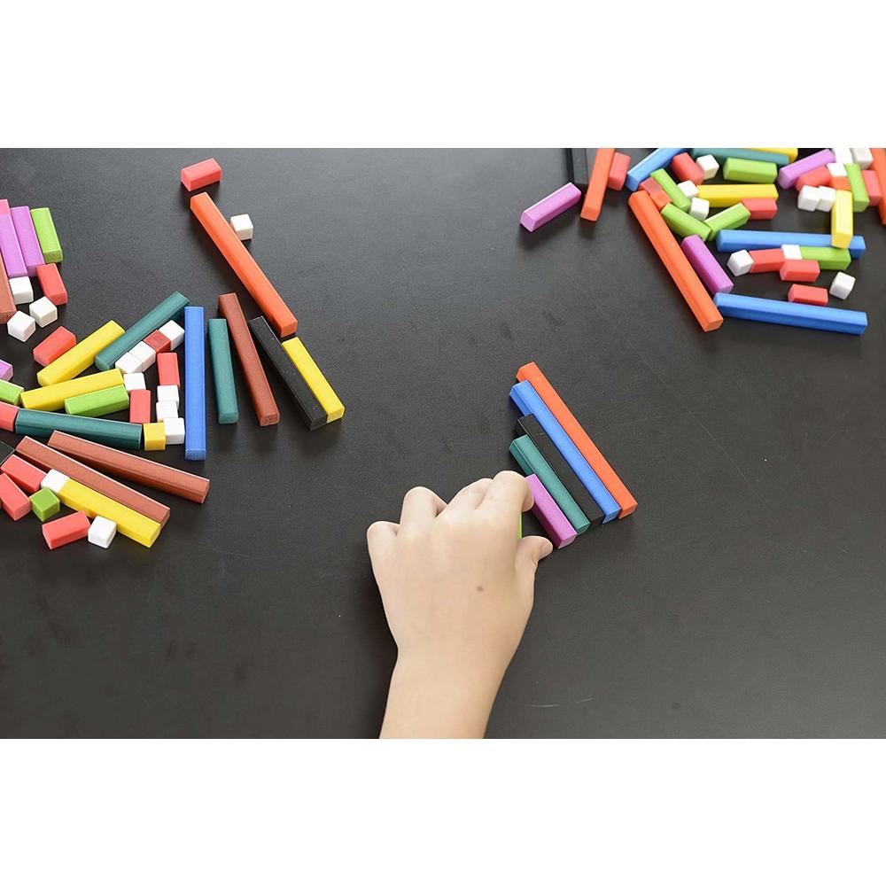 hand2mind Foam Cuisenaire Rods Individual Set, Math Manipulatives ...
