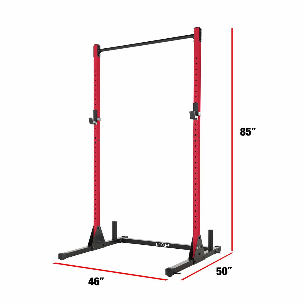 CAP Barbell FM-905Q Color Series Power Rack Exercise Stand, Red