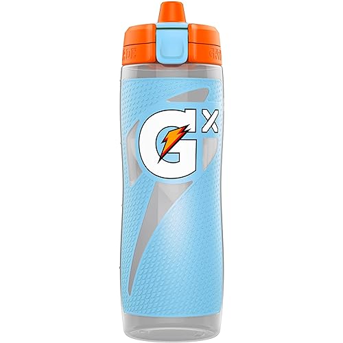 gatorade gx Plastic Squeeze Bottle, Light Blue, 30oz