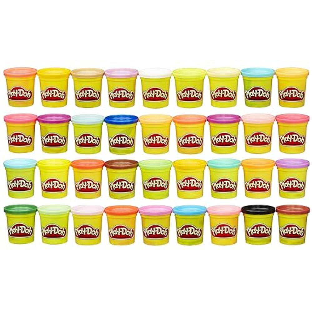 Play-Doh Modeling compound 36 Pack case of colors, Party Favors, Non-Toxic, Assorted colors, 3 Oz cans (Amazon Exclusive)