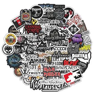Bulbacraft BulbaCraft 83 Pcs Legendary Rock Band Stickers - Heavy Metal  Stickers - Vinyl Band Stickers for Adults, Rock Stickers and Decals