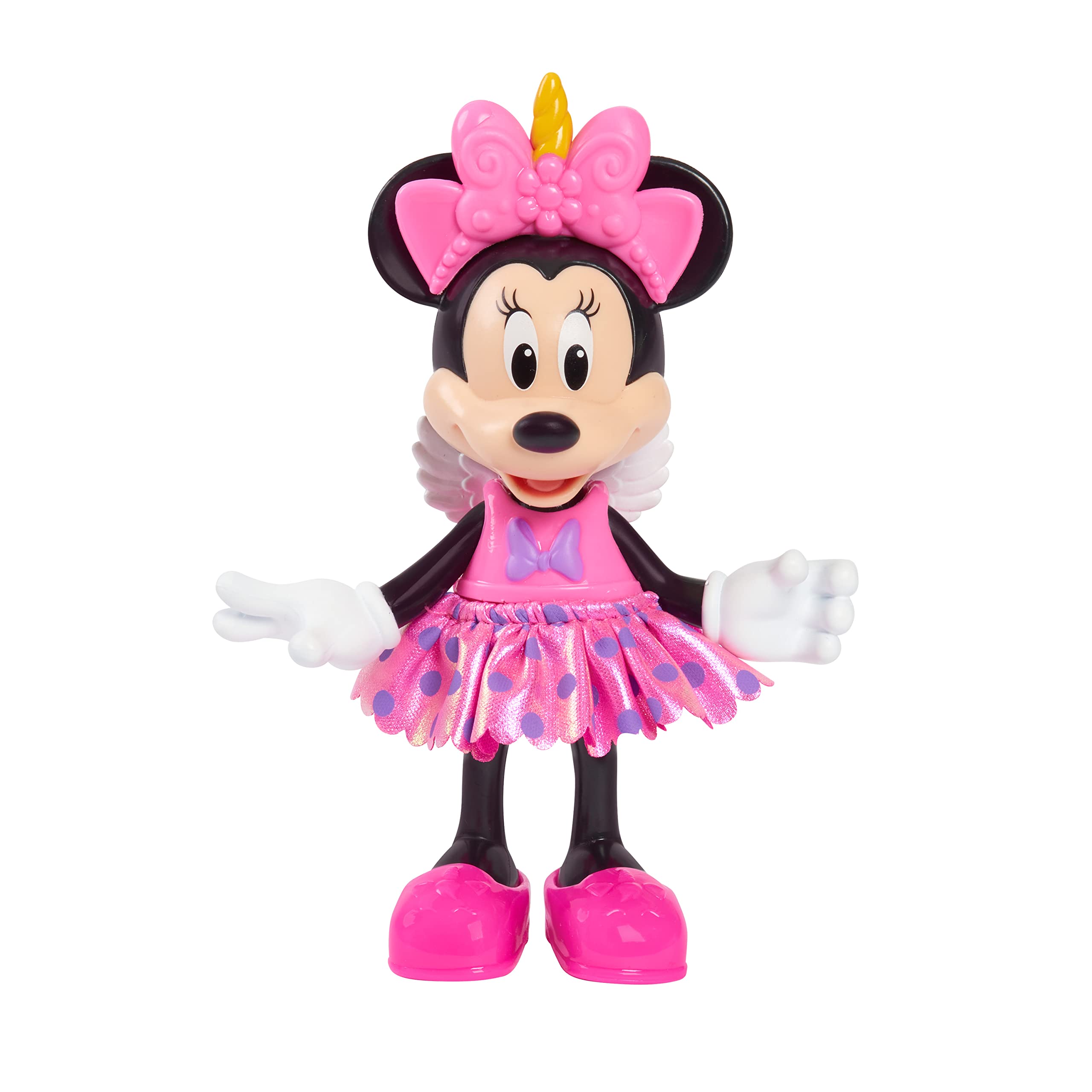 Minnie Mouse Disney Junior Minnie Mouse Fabulous Fashion Doll Unicorn Fantasy, Pretend Play, Kids Toys for Ages 3 Up by Just Play