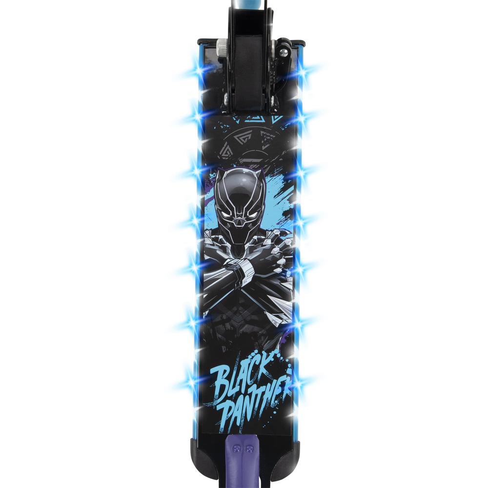 Huffy Marvel Black Panther Electro Light Inline Scooter for Kids