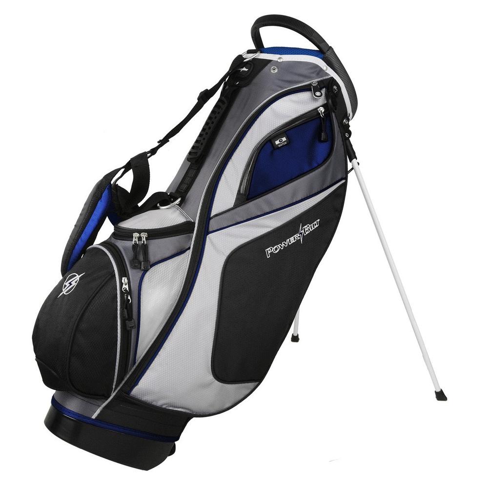 Powerbilt TPS Dunes 14-Way Black/Blue Golf Stand Bag