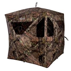 Ameristep Brickhouse 3-Person Easy Set-Up Low-Noise Hunting Camouflage Ground Blind, Mossy Oak Break Up Country - Canada Complia