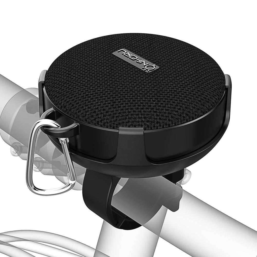 Onforu Portable Bluetooth Speaker for Bike, IP65 Waterproof & Dustproof Mini Outdoor Speaker, Bluetooth 5.0 and 10h Play Time, W