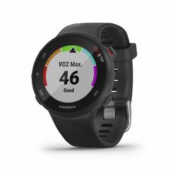 Garmin Forerunner 45S, 39mm Easy-to-use GPS Running Watch with Coach Free Training Plan Support, Black