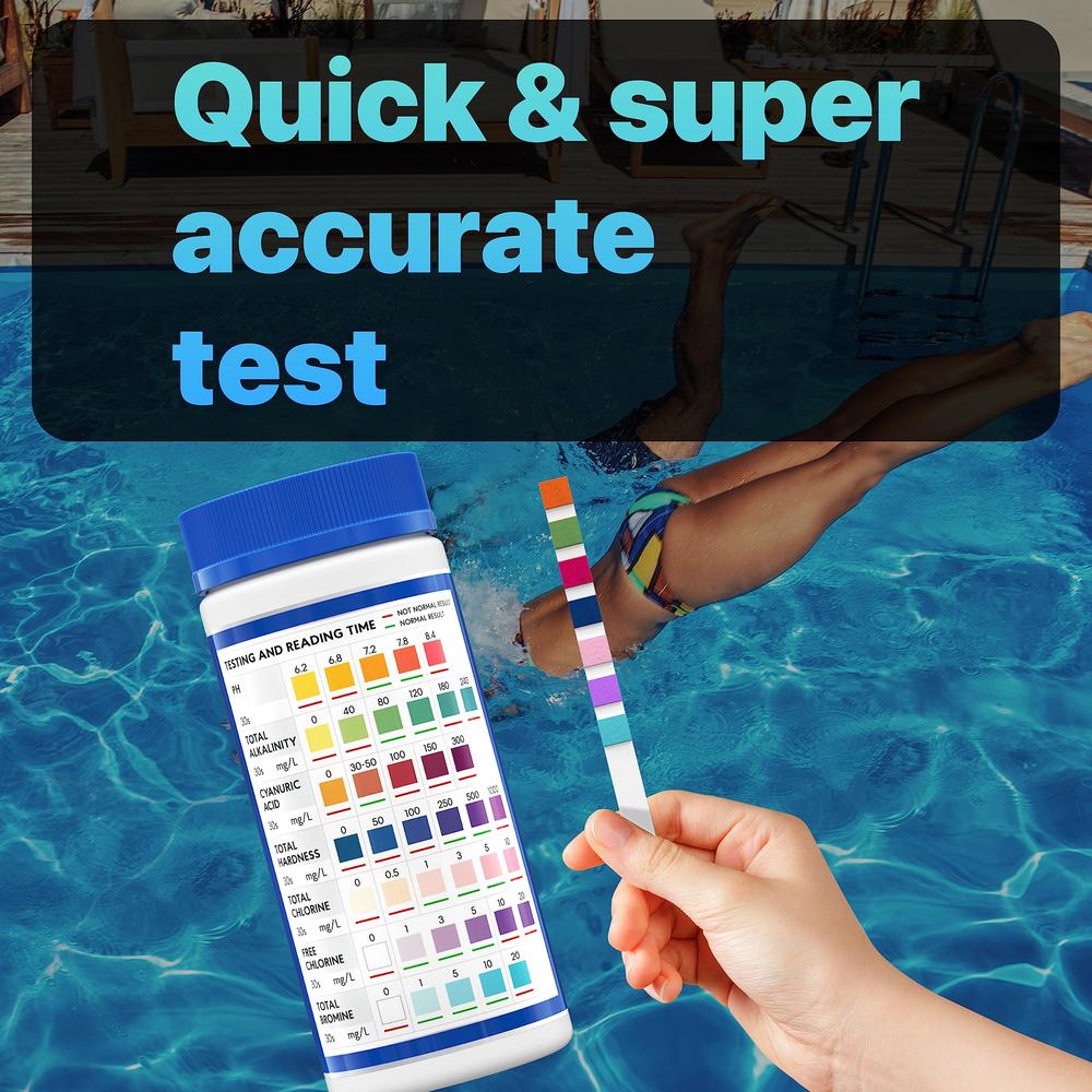 bestprod AllNew 2023 Pool and Spa Test Strips 7 in 1 Quick