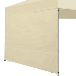 Joramoy Instant SunWall for 10x10 Pop Up Canopy, Canopy Walls 10x10 for Outdoor Instant Canopies,1 Pack Sidewall Only (Beige)