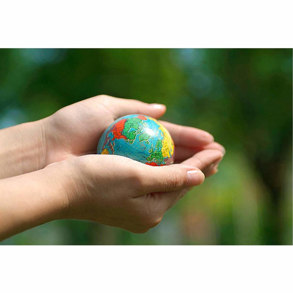 World Bouncing Ball Wang-Data 12 Pack | Globe-Squeeze-Stress-Ball World Stress Ball, 3 ...