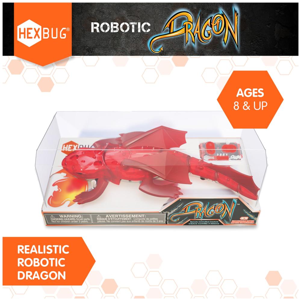 Hexbug by Innovation First HEXBUG Remote Control Dragon, Rechargeable ...