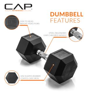 Rubber Coated Cap Barbell Lb American Barbell Rubber Coated
