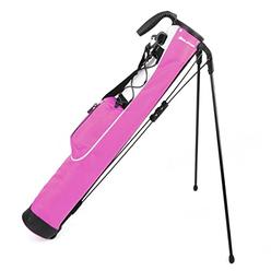 Orlimar Pitch 'n Putt Golf Lightweight Stand Carry Golf Club Bag for Women, Rose Pink
