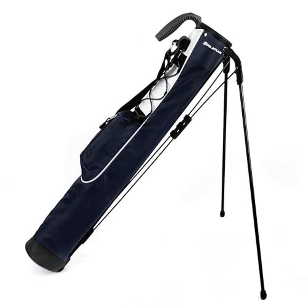 Orlimar Pitch 'n Putt Golf Lightweight Stand Carry Bag, Midnight Blue Par 3 Small Executive Golf Club Bag for a Few Clubs Range 