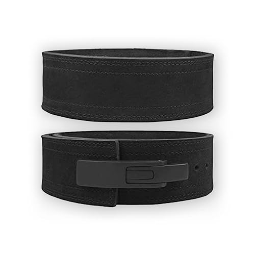 Hawk Sports Weightlifting Belt for Men and Women, Black 10mm Thick, 4-Inch Wide Lever Belt for Safely Increasing Weight and Lift