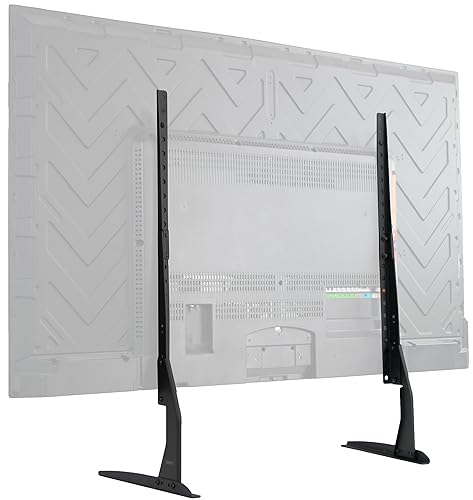 VIVO Universal Tabletop TV Stand for 22 to 65 inch LcD Flat Screens  VESA Mount with Hardware Included