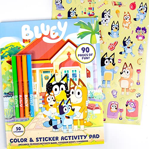 Bluey Coloring & Activity & Sticker Book, Great for at-Home Kids  Activities, Perfect Road Trip & Travel Activity Kit, Screen-Fre