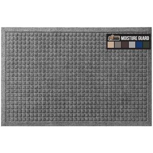 Gorilla Grip Ultra Absorbent Moisture Guard Doormat, Absorbs Up to 2.75 Cups of Water, Stain and Fade Resistant, Spiked Rubber B