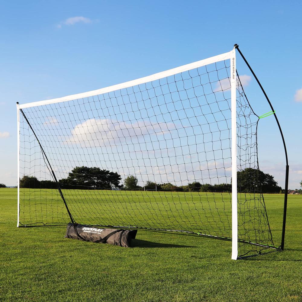 QUICKPLAY Kickster Soccer Goal Range - Ultra Portable Soccer Goal | Includes Soccer Net and Carry Bag [Single Goal]